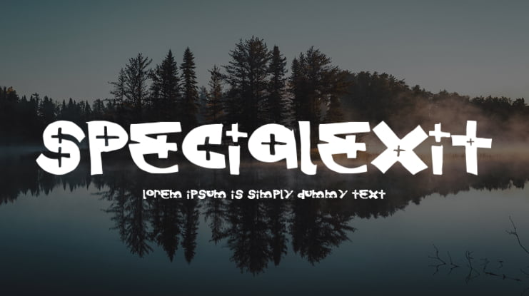 SpecialExit Font