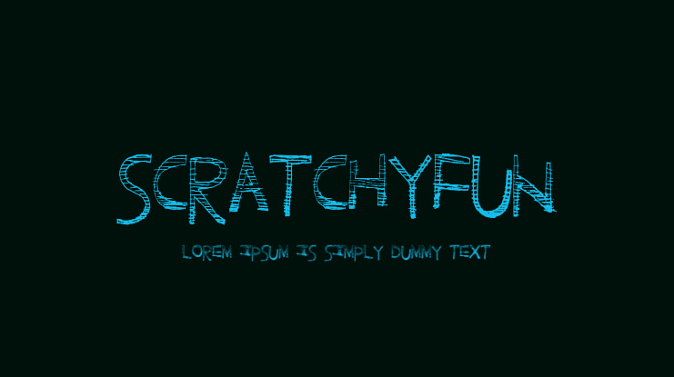ScratchyFun Font