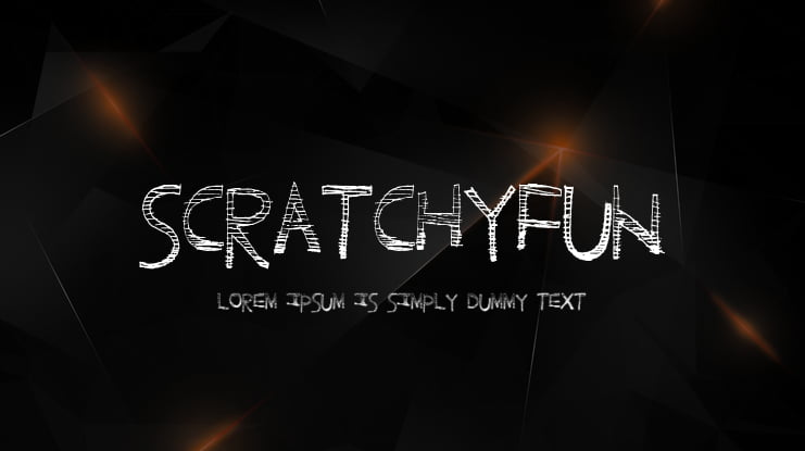 ScratchyFun Font