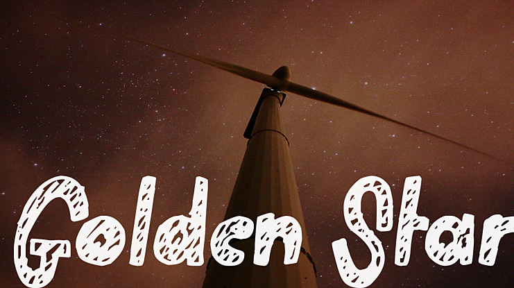 Golden Star Font