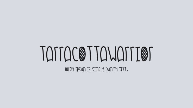 TarracottaWarrior Font