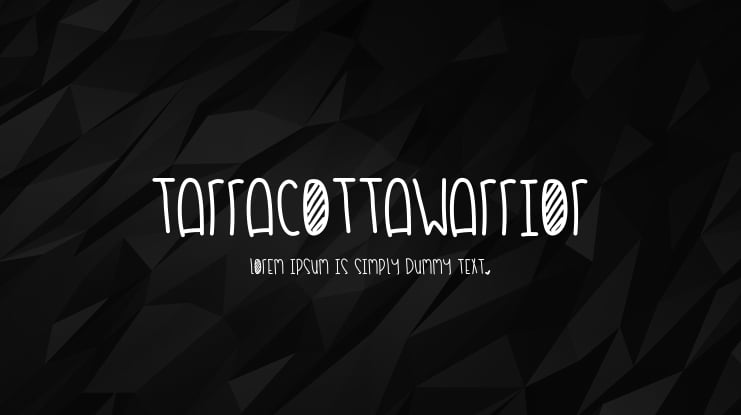 TarracottaWarrior Font