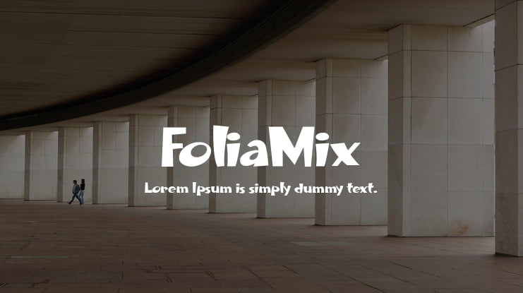 FoliaMix Font