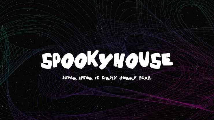 SPOOKYHOUSE_ Font
