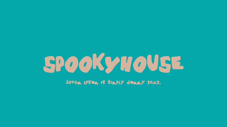 SPOOKYHOUSE_ Font