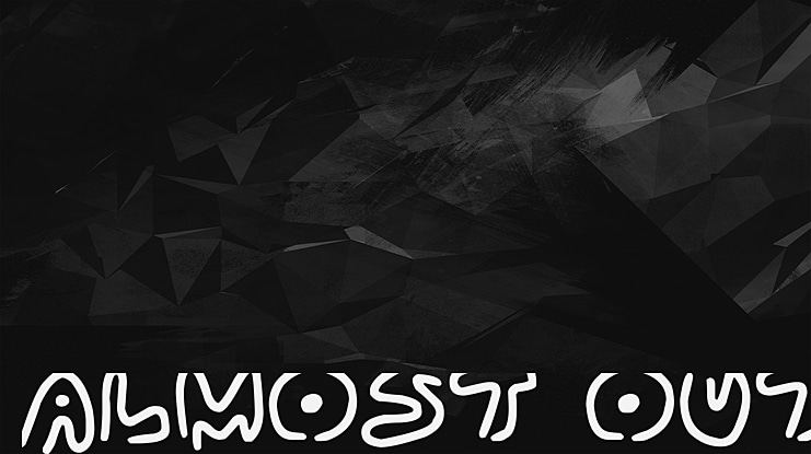 Almost Outlines Font