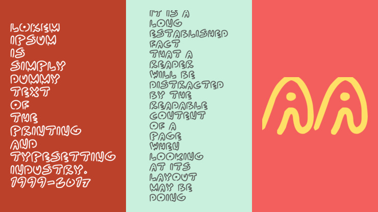 Almost Outlines Font