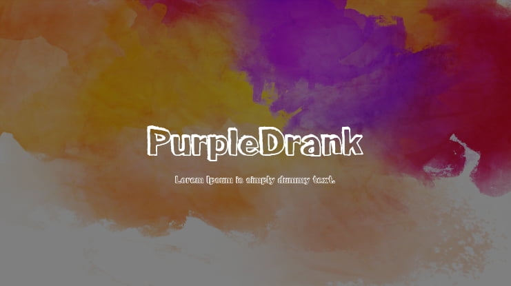 PurpleDrank Font