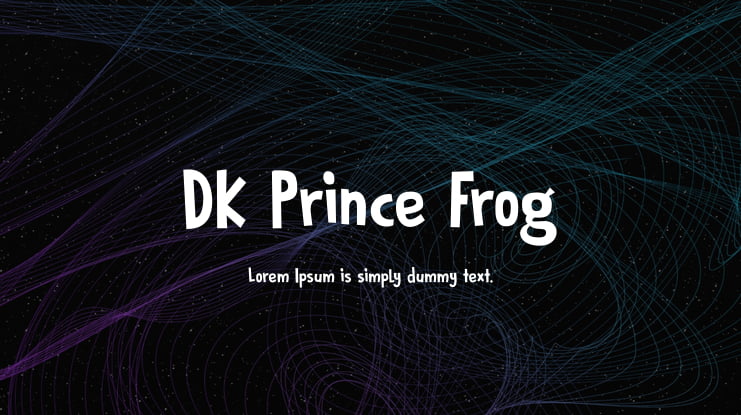 DK Prince Frog Font