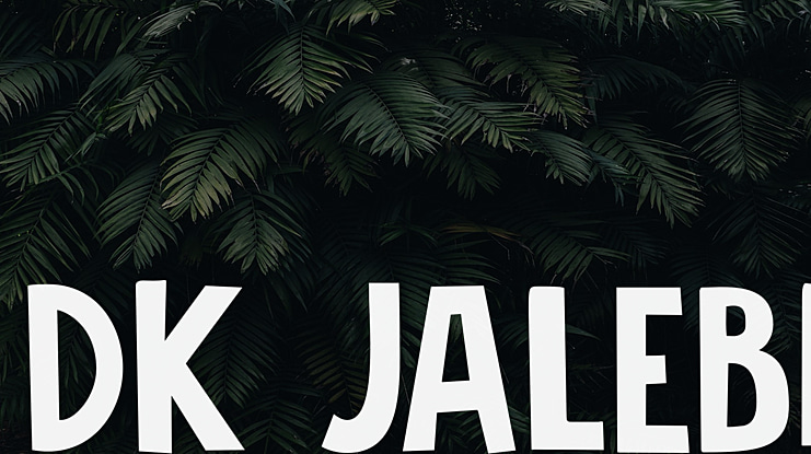 DK Jalebi Font