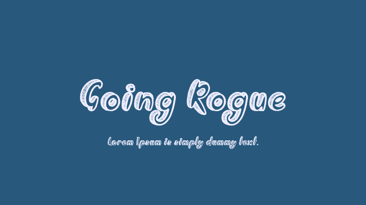 Going Rogue Font