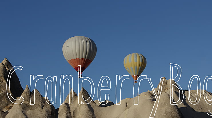 CranberryBog Font