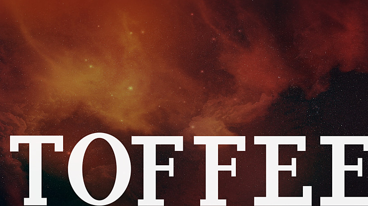 TOFFEE Font