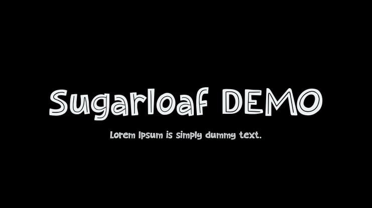 Sugarloaf DEMO Font