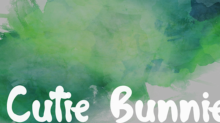 Cutie Bunnie Font
