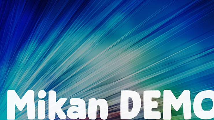 Mikan DEMO Font