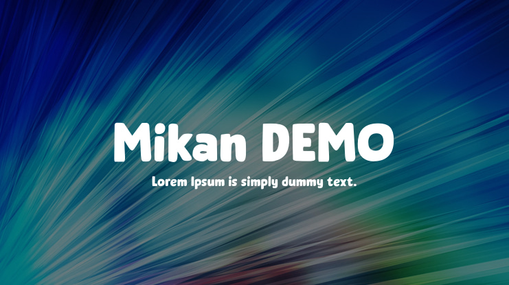Mikan DEMO Font