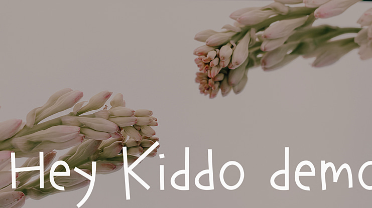 Hey Kiddo demo Font