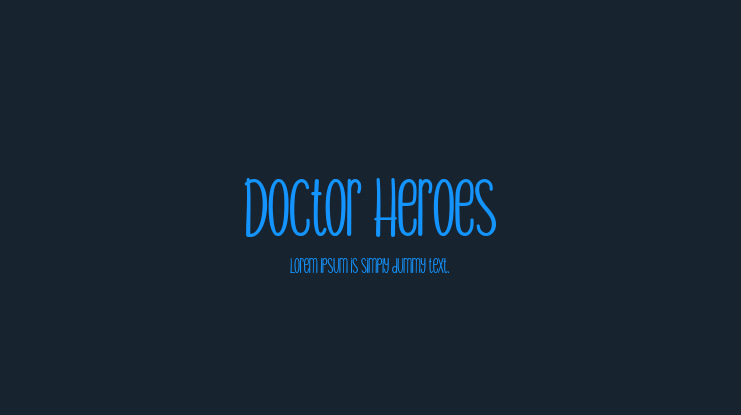 Doctor Heroes Font