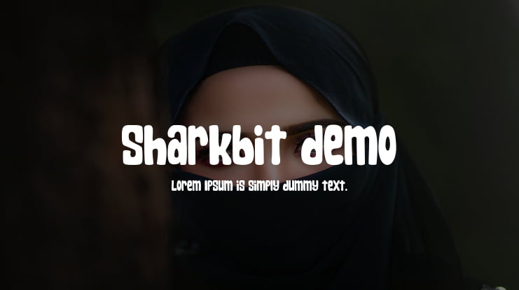 Sharkbit demo Font