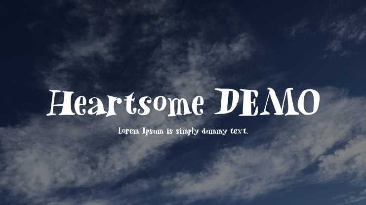 Heartsome DEMO Font