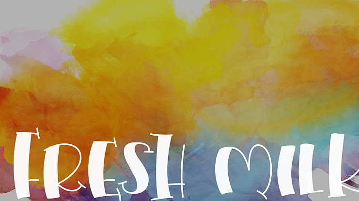 Fresh Milk Font