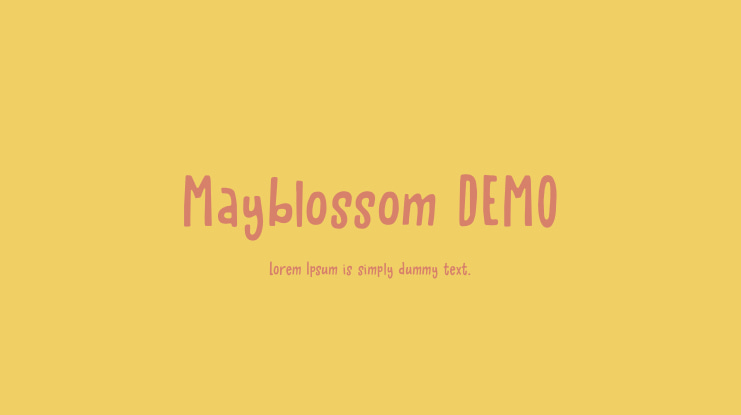 Mayblossom DEMO Font