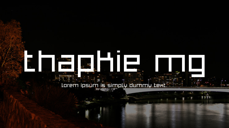 Thapkie MG Font