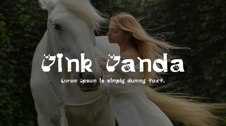 Pink Panda Font