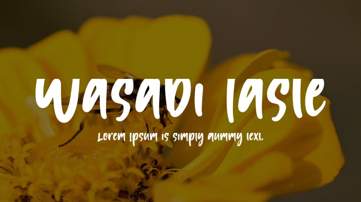 Wasabi Taste Font