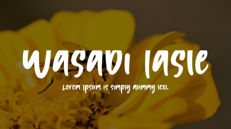 Wasabi Taste Font