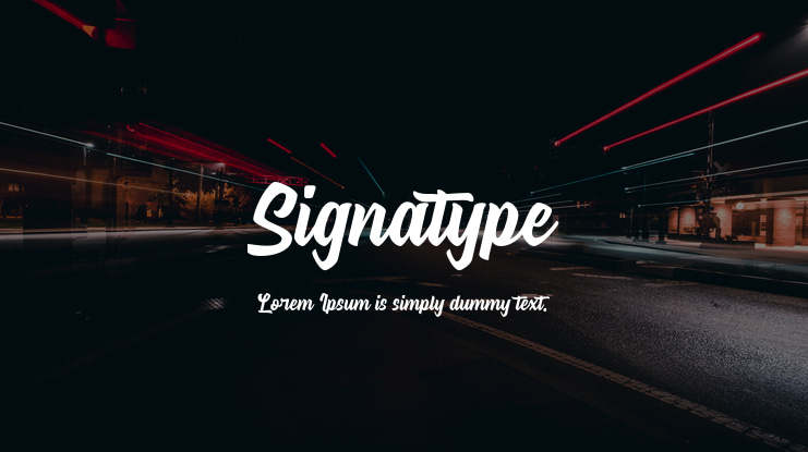 Signatype Font