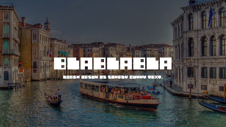 Blablabla Font