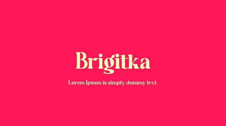 Brigitka Font