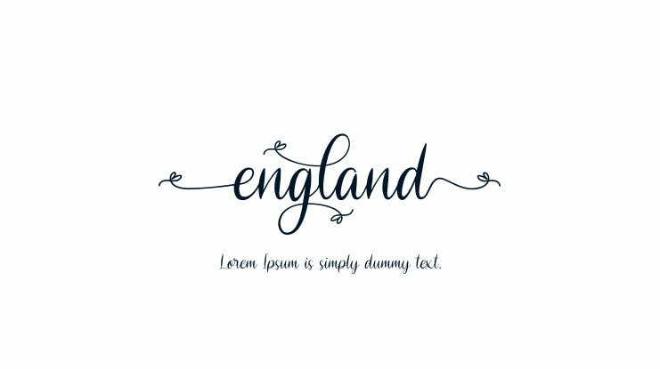 England Font