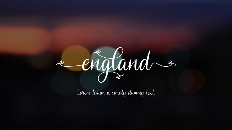 England Font