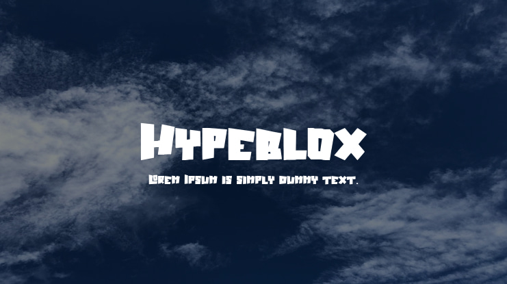 Hypeblox Font