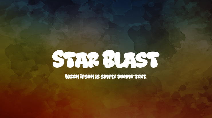 Star Blast Font
