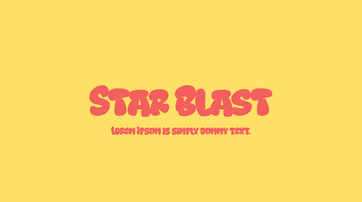 Star Blast Font