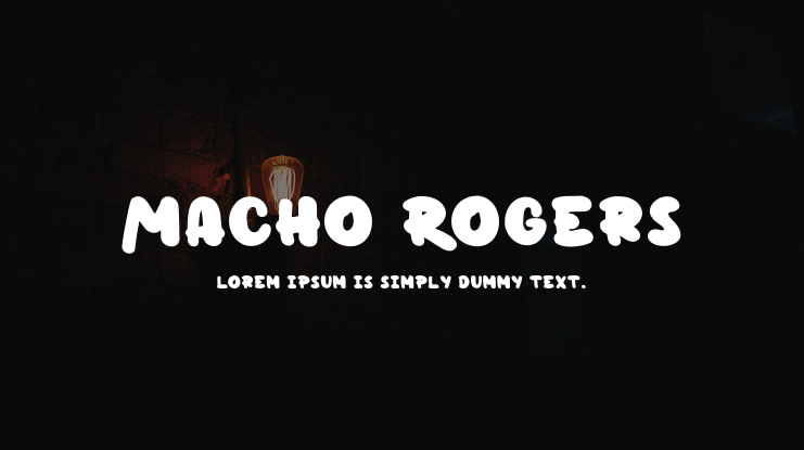 Macho Rogers Font