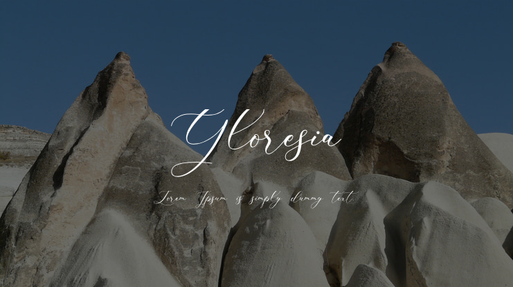 Gloresia Font Family