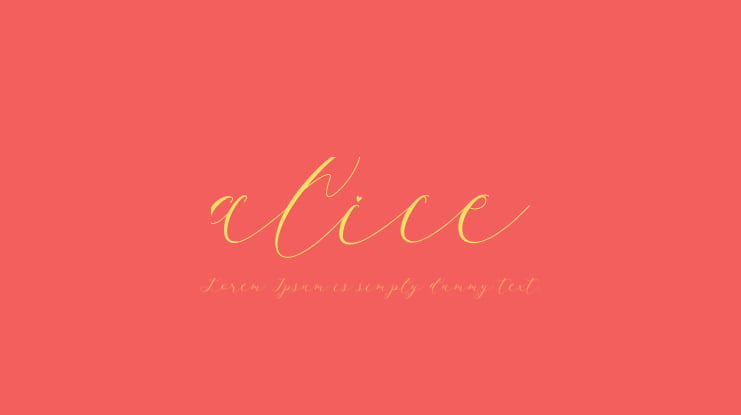 alice Font