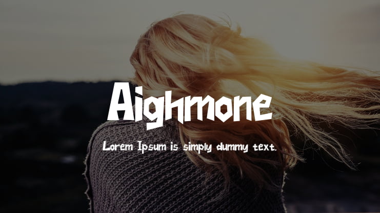 Aighmone Font