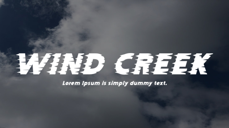 WIND CREEK Font