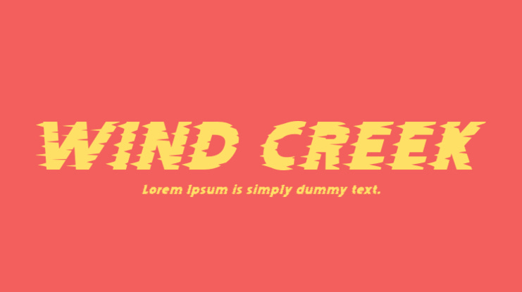 WIND CREEK Font
