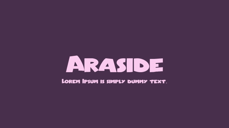 Araside Font