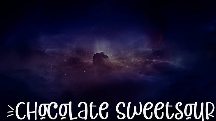 Chocolate Sweetsour Font