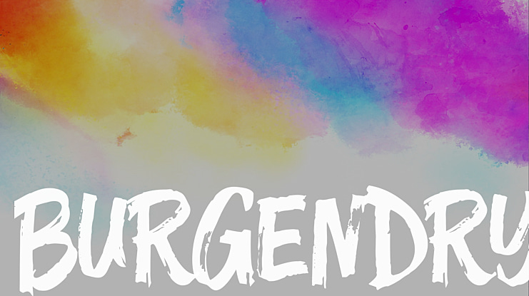 Burgendry Font