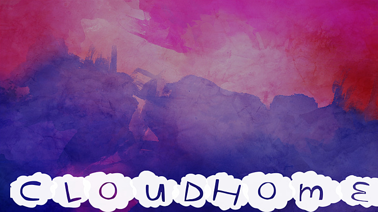 CloudHome Font