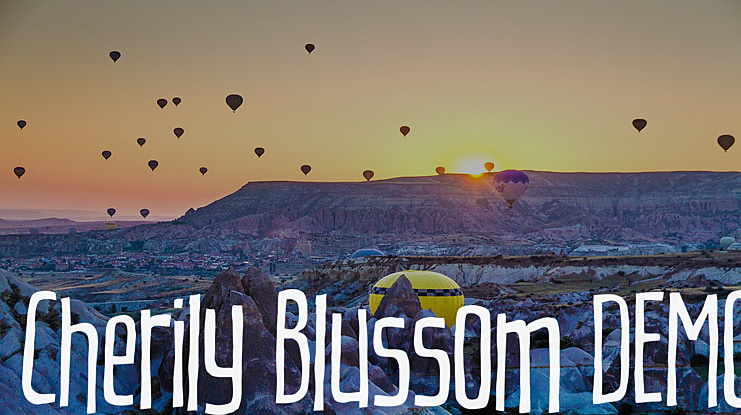 Cherily Blussom DEMO Font